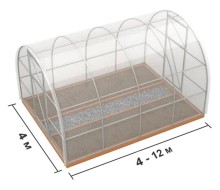 Теплица шириной 4 метра